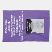Linge De Cuisine RBG Tribute NY Tough Purple (Horizontal)