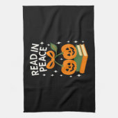 Linge De Cuisine Read in Peace Funny Halloween Book (Vertical)