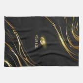Linge De Cuisine Realistic elegant Black Gold Hair Style (Horizontal)