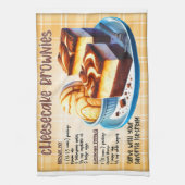 Linge De Cuisine Recette Brownies au gâteau au fromage (Vertical)