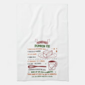 Linge De Cuisine Recette Citrouille de vacances Noël (Vertical)