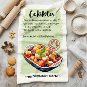 Linge De Cuisine Recette Cobbler personnalisée