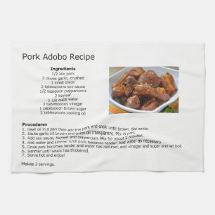 Linge De Cuisine Recette d'Adobo de porc