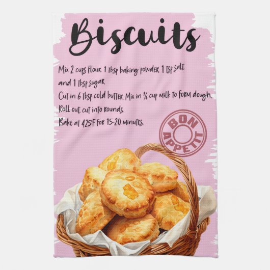 Linge De Cuisine Recette de biscuits (Vertical)