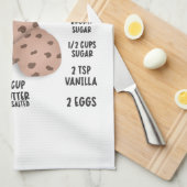 Linge De Cuisine Recette de biscuits à chips de chocolat (Quart Plié)