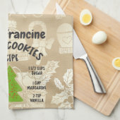 Linge De Cuisine Recette de biscuits à sucre (Quart Plié)