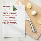 Linge De Cuisine Recette de biscuits à sucre coupé (Quart Plié)