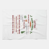 Linge De Cuisine Recette de biscuits à sucre coupé (Horizontal)