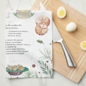 Linge De Cuisine Recette de biscuits au Beurre (Quart Plié)