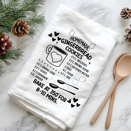 Linge De Cuisine Recette de biscuits au gingembre faits maison, cad