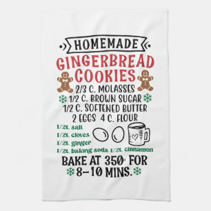 Linge De Cuisine Recette de biscuits au gingembre faits maison Noël