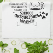 Linge De Cuisine Recette de biscuits de Noël au gingembre faits mai (Plié)