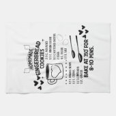 Linge De Cuisine Recette de biscuits de Noël au gingembre faits mai (Horizontal)