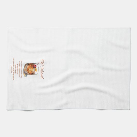 Linge De Cuisine Recette de boisson ancienne mode (Horizontal)