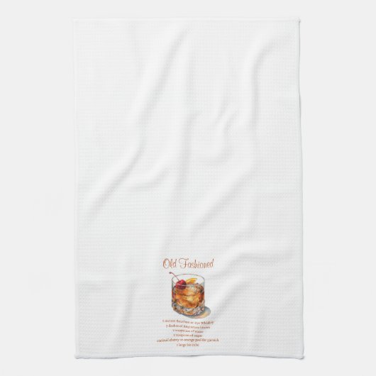 Linge De Cuisine Recette de boisson ancienne mode (Vertical)