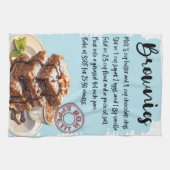 Linge De Cuisine Recette de Brownies (Horizontal)
