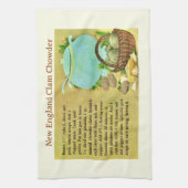 Linge De Cuisine Recette de Clam Chowder de la Nouvelle-Angleterre (Vertical)