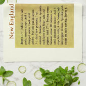 Linge De Cuisine Recette de Clam Chowder de Nouvelle-Angleterre (Plié)