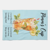 Linge De Cuisine Recette de Cocktail de la Coupe Pimm (Horizontal)