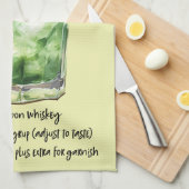 Linge De Cuisine Recette de cocktail Mint Julep (Quart Plié)