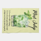 Linge De Cuisine Recette de cocktail Mint Julep (Horizontal)