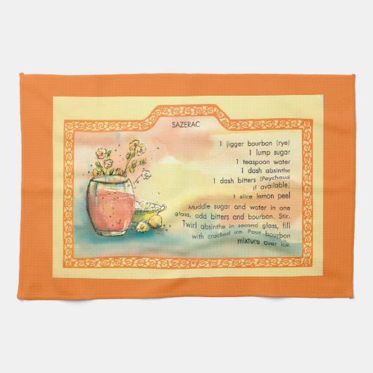 Linge De Cuisine Recette de cocktail Sazerac (Horizontal)