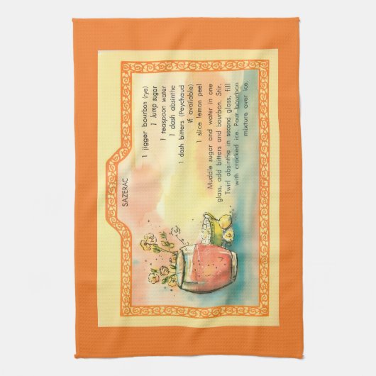 Linge De Cuisine Recette de cocktail Sazerac (Vertical)