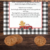 Linge De Cuisine Recette de conservation de Noël Camion noir blanc 