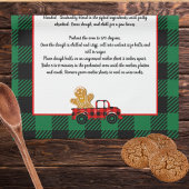 Linge De Cuisine Recette de conservation de Noël Camion vert noir P