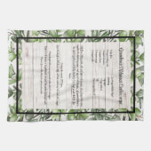 Linge De Cuisine Recette de conservation Eucalyptus bois blanc (Horizontal)