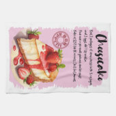 Linge De Cuisine Recette de cuisson au gâteau au fromage (Horizontal)