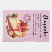 Linge De Cuisine Recette de cuisson au gâteau au fromage (Horizontal)