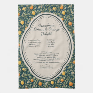 Linge De Cuisine Recette de famille Citrus Vintage