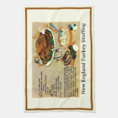 Linge De Cuisine Recette de farce de dinde de Nouvelle-Angleterre (Vertical)
