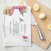 Linge De Cuisine Recette de gâteau aux colibris (Quart Plié)