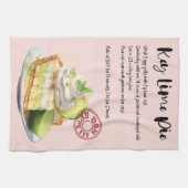 Linge De Cuisine Recette de gâteau de chaux clé (Horizontal)