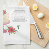 Linge De Cuisine Recette de gâteau pour colibris (Quart Plié)
