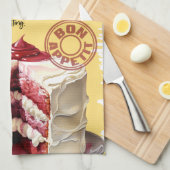 Linge De Cuisine Recette de gâteau Red Velvet (Quart Plié)