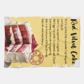 Linge De Cuisine Recette de gâteau Red Velvet (Horizontal)
