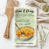 Linge De Cuisine Recette de Mac et fromage personnalisée