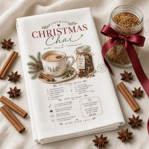 Linge De Cuisine Recette de mélange d'épices de thé chai de Noël fa