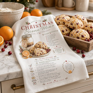 Linge De Cuisine Recette de mélange pour scone à l'orange et canneb