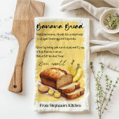 Linge De Cuisine Recette de pain de banane personnalisée