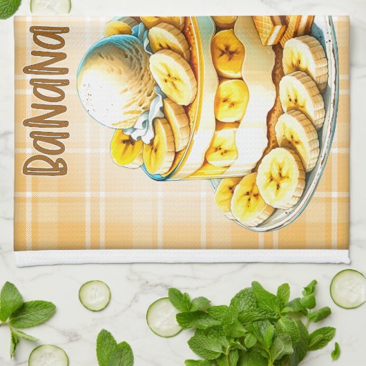 Linge De Cuisine Recette de pudding à la banane (Plié)