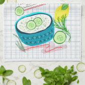 Linge De Cuisine Recette de salade de concombre (Plié)