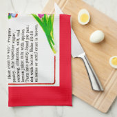 Linge De Cuisine Recette de tarte à la pomme du pays (Quart Plié)