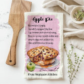 Linge De Cuisine Recette de tarte Apple personnalisée