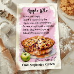 Linge De Cuisine Recette de tarte Apple personnalisée<br><div class="desc">Ajoutez une touche de tradition à votre cuisine avec cette Apple Pie Recipe de serviette de cuisine personnalisée. Dotée d'une recette classique de tarte aux pommes, cette serviette est à la fois décorative et fonctionnelle. Customisez-le avec votre nom ou un message spécial pour créer un accessoire de cuisine unique, parfait...</div>