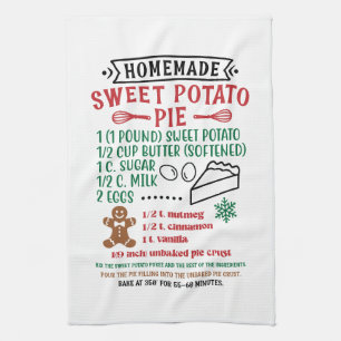 Linge De Cuisine Recette de tarte aux patates douces Noël