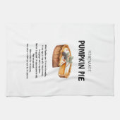 Linge De Cuisine Recette de tarte citrouille - Cadeau d'automne con (Horizontal)